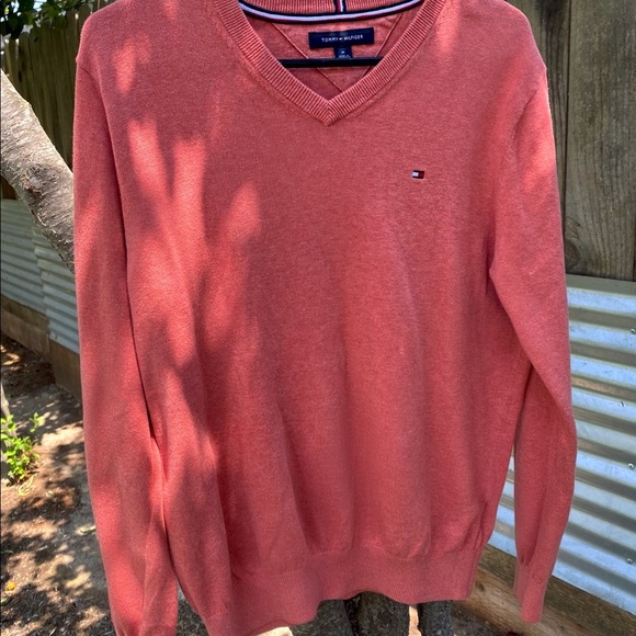 Tommy Hilfiger V Neck Knit Jumper - Picture 3 of 3